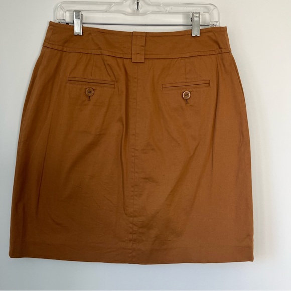 Jones New York Signature Camel Button Front Skirt - Picture 3 of 4